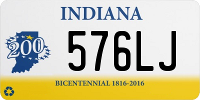 IN license plate 576LJ