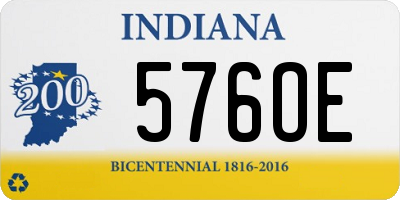 IN license plate 576OE