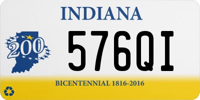 IN license plate 576QI