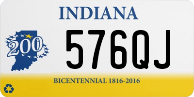 IN license plate 576QJ