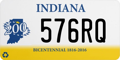 IN license plate 576RQ