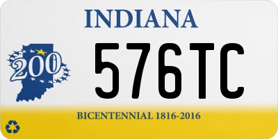 IN license plate 576TC