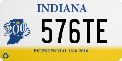 IN license plate 576TE