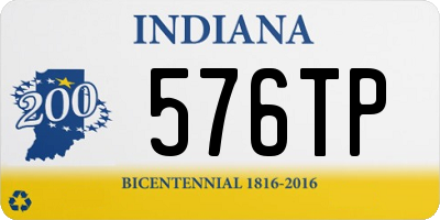 IN license plate 576TP