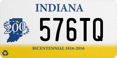 IN license plate 576TQ