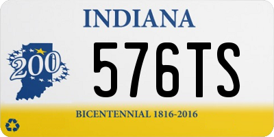 IN license plate 576TS