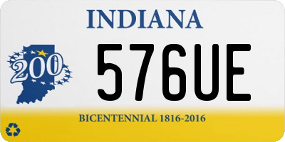 IN license plate 576UE