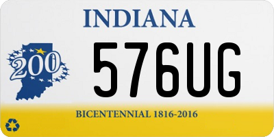 IN license plate 576UG