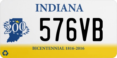 IN license plate 576VB