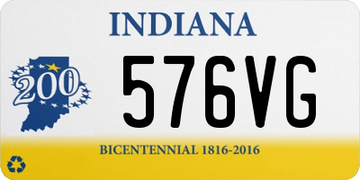 IN license plate 576VG