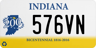 IN license plate 576VN