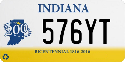 IN license plate 576YT