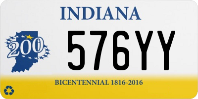 IN license plate 576YY