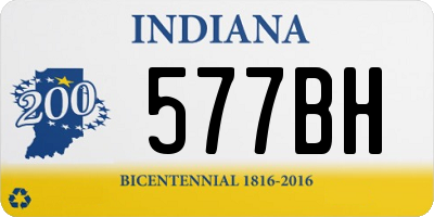 IN license plate 577BH