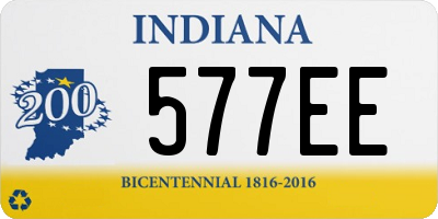 IN license plate 577EE