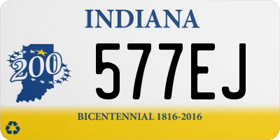 IN license plate 577EJ