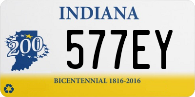 IN license plate 577EY