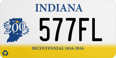 IN license plate 577FL