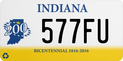 IN license plate 577FU