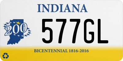 IN license plate 577GL