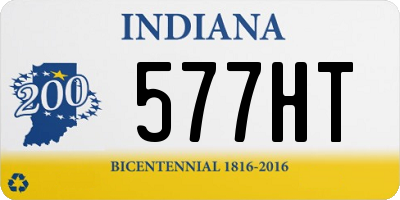 IN license plate 577HT