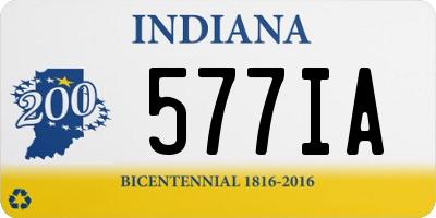 IN license plate 577IA