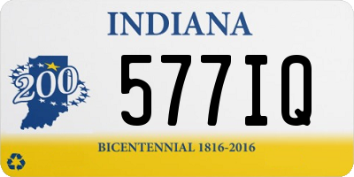 IN license plate 577IQ