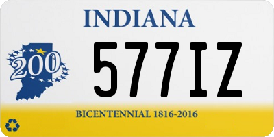 IN license plate 577IZ