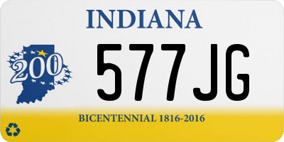 IN license plate 577JG