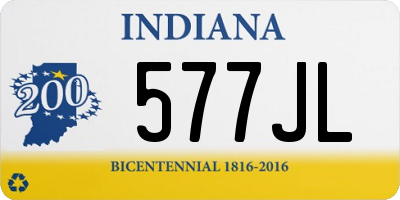 IN license plate 577JL