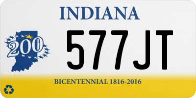 IN license plate 577JT