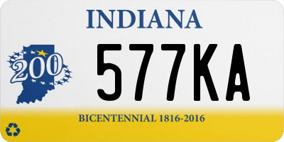 IN license plate 577KA