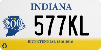 IN license plate 577KL