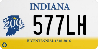 IN license plate 577LH