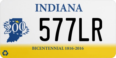 IN license plate 577LR