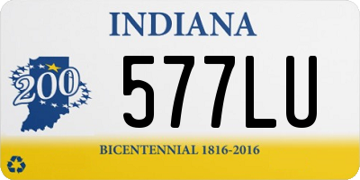 IN license plate 577LU