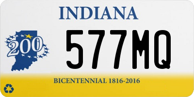 IN license plate 577MQ