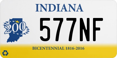 IN license plate 577NF