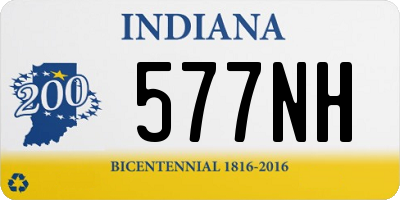 IN license plate 577NH