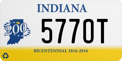 IN license plate 577OT