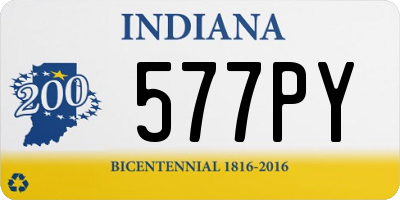 IN license plate 577PY