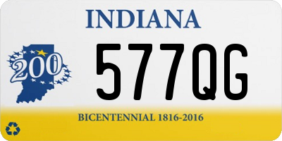 IN license plate 577QG