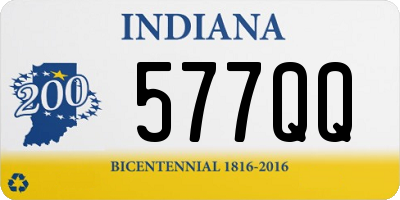 IN license plate 577QQ