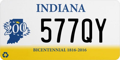 IN license plate 577QY