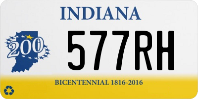 IN license plate 577RH