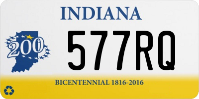 IN license plate 577RQ