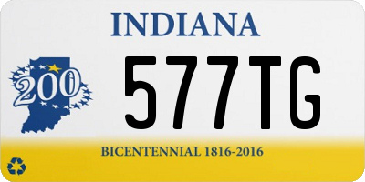 IN license plate 577TG