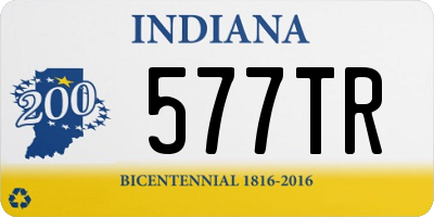 IN license plate 577TR