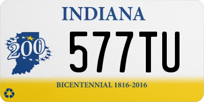 IN license plate 577TU