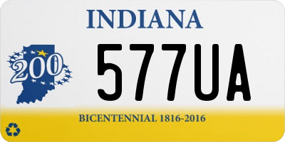 IN license plate 577UA